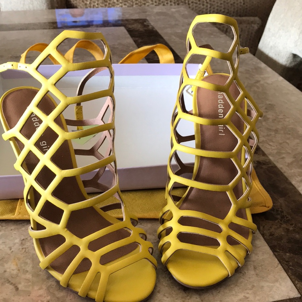 Yellow heels